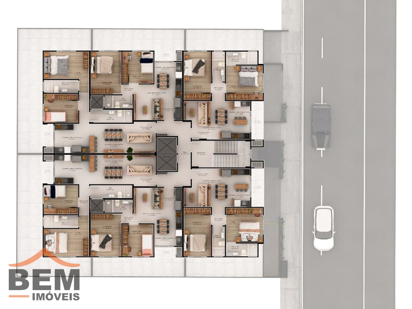 Apartamento para Venda com 2 quartos e 79m² no bairro Areias, em Camboriú