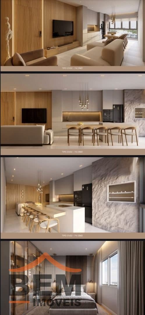 Apartamento para Venda com 2 quartos e 74m² no bairro Tabuleiro, em Camboriú