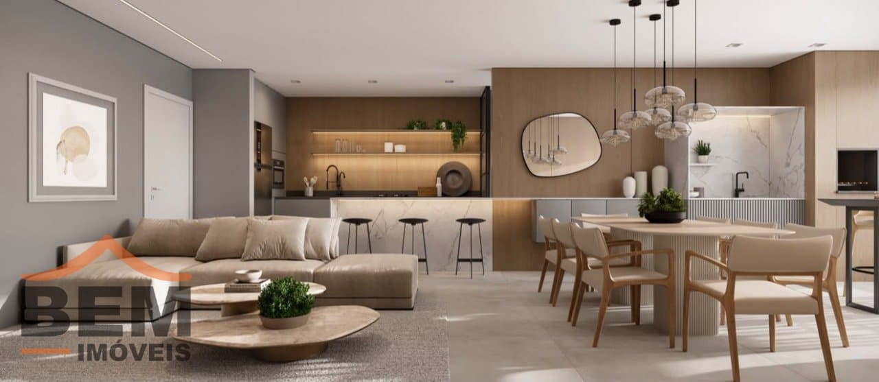 Apartamento para Venda com 3 quartos e 117m² no bairro Praia Brava, em Itajaí